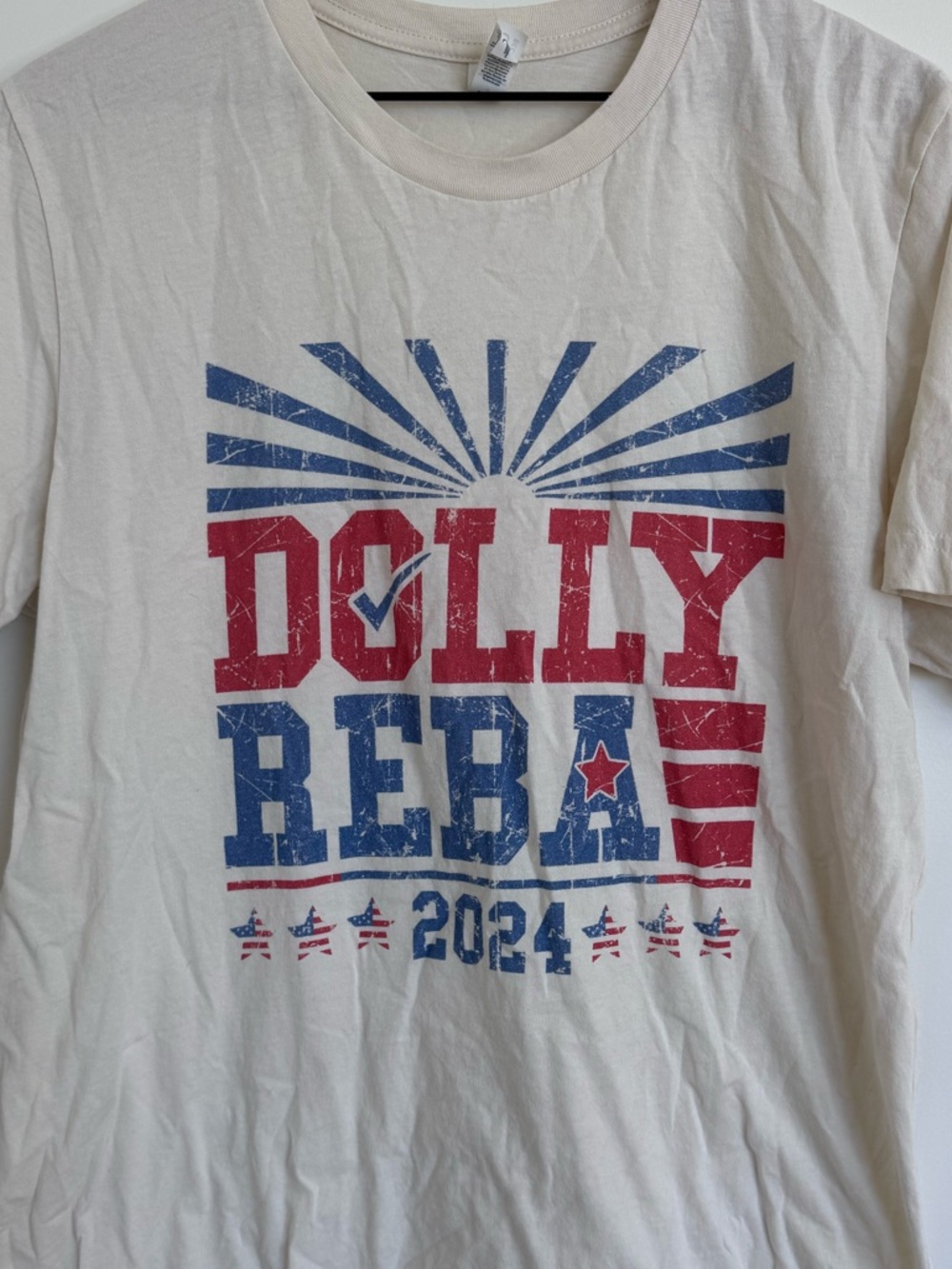 Bella Canvas Cream Dolly Reba 2024 Graphic Tee